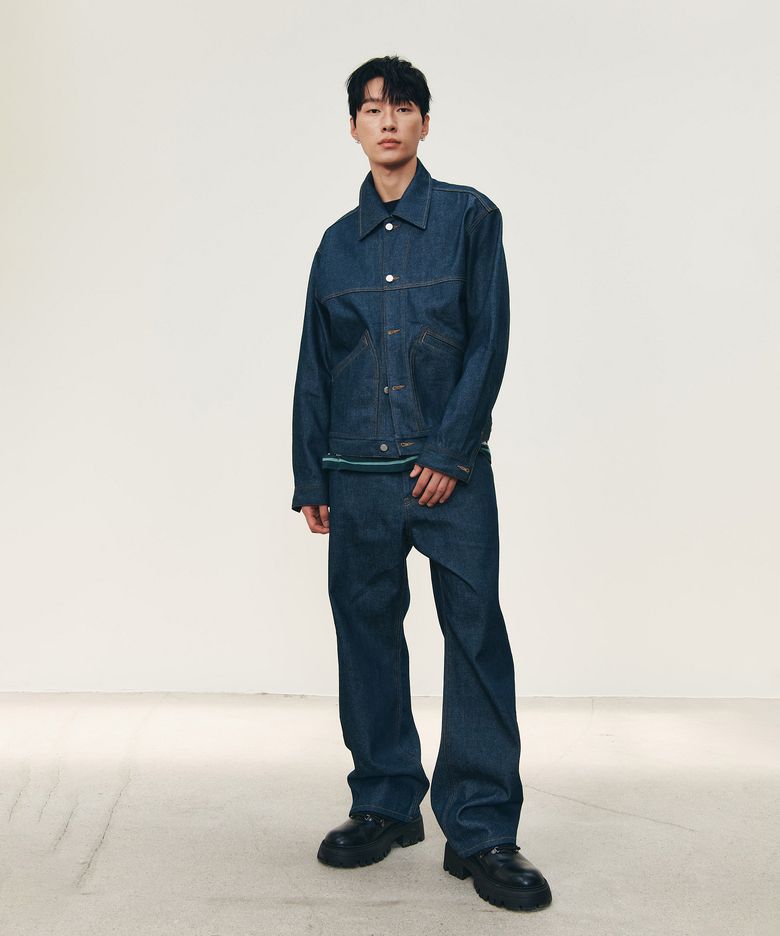 [MEN] RAW 데님 팬츠_다크 블루 9155362135