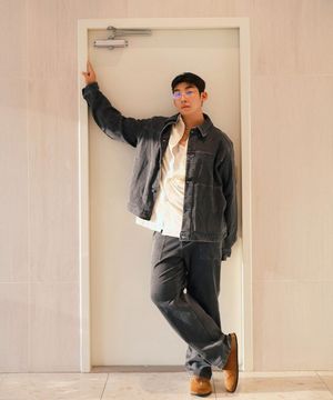 Mallet Denim Pants (SetUp)  Grey