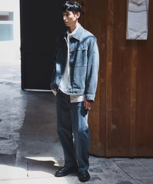 Mallet Denim Pants (SetUp)  Navy