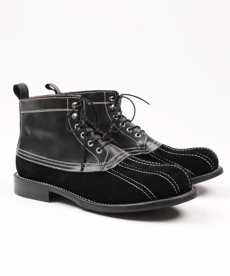 706 베지터블 블랙 덕부츠 굿이어웰트 [Suede combi]