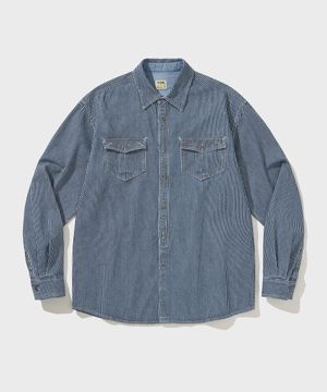 HICKORY RAILROAD SHIRT [Light Indigo]
