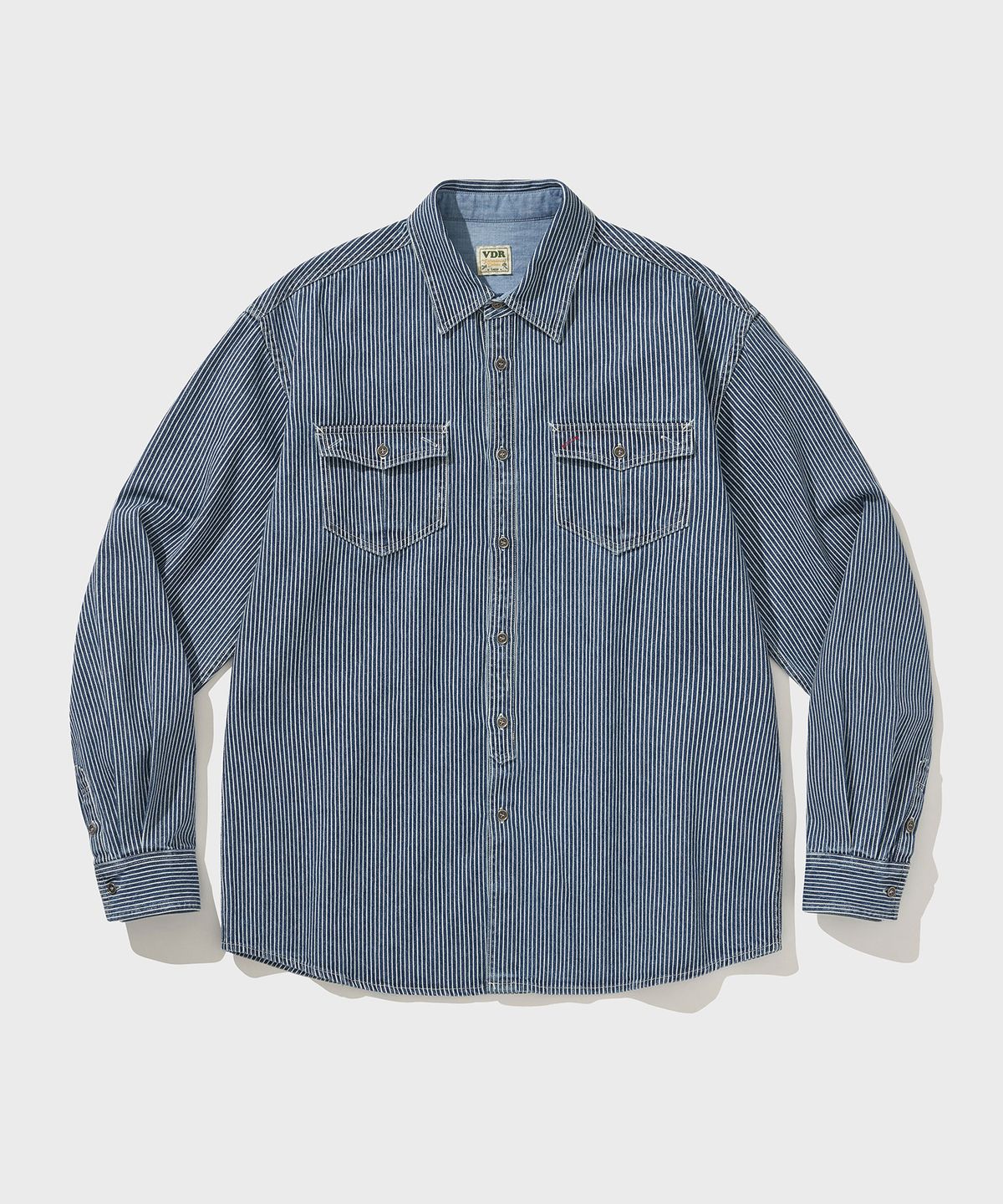 비디알(VDR) HICKORY RAILROAD SHIRT [Light Indigo]