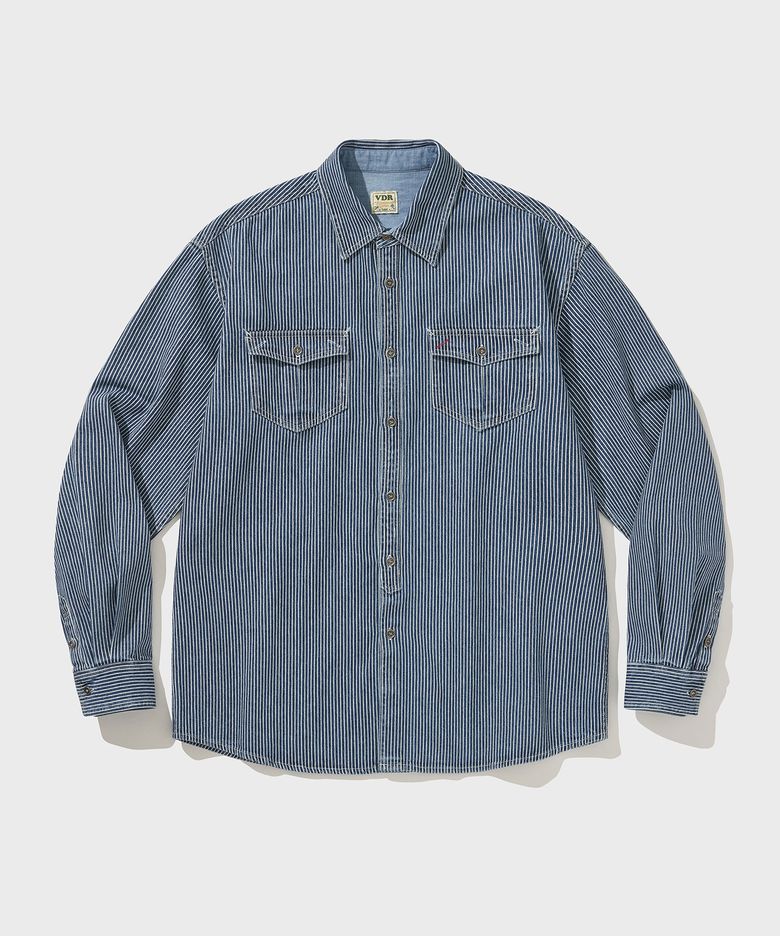 HICKORY RAILROAD SHIRT [Light Indigo]