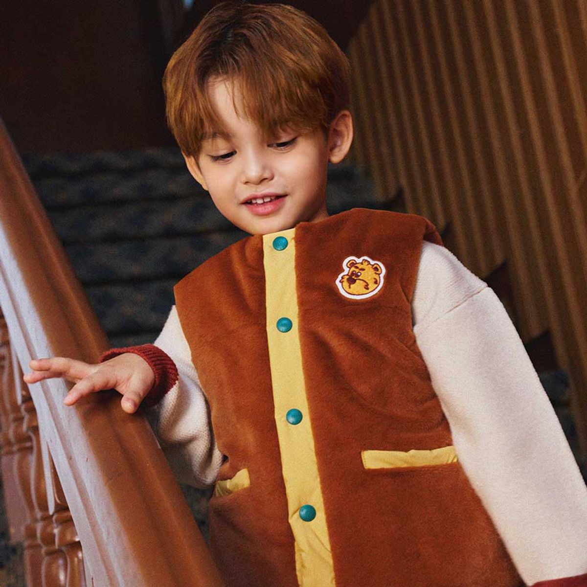 미니도우(MINIDOU) 미니도우 마이테디 리버시블 플리스 베스트