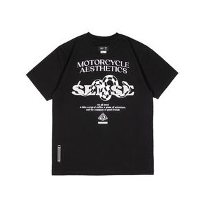 BT24BK 서펀트 스탠다드 핏 티셔츠 Black