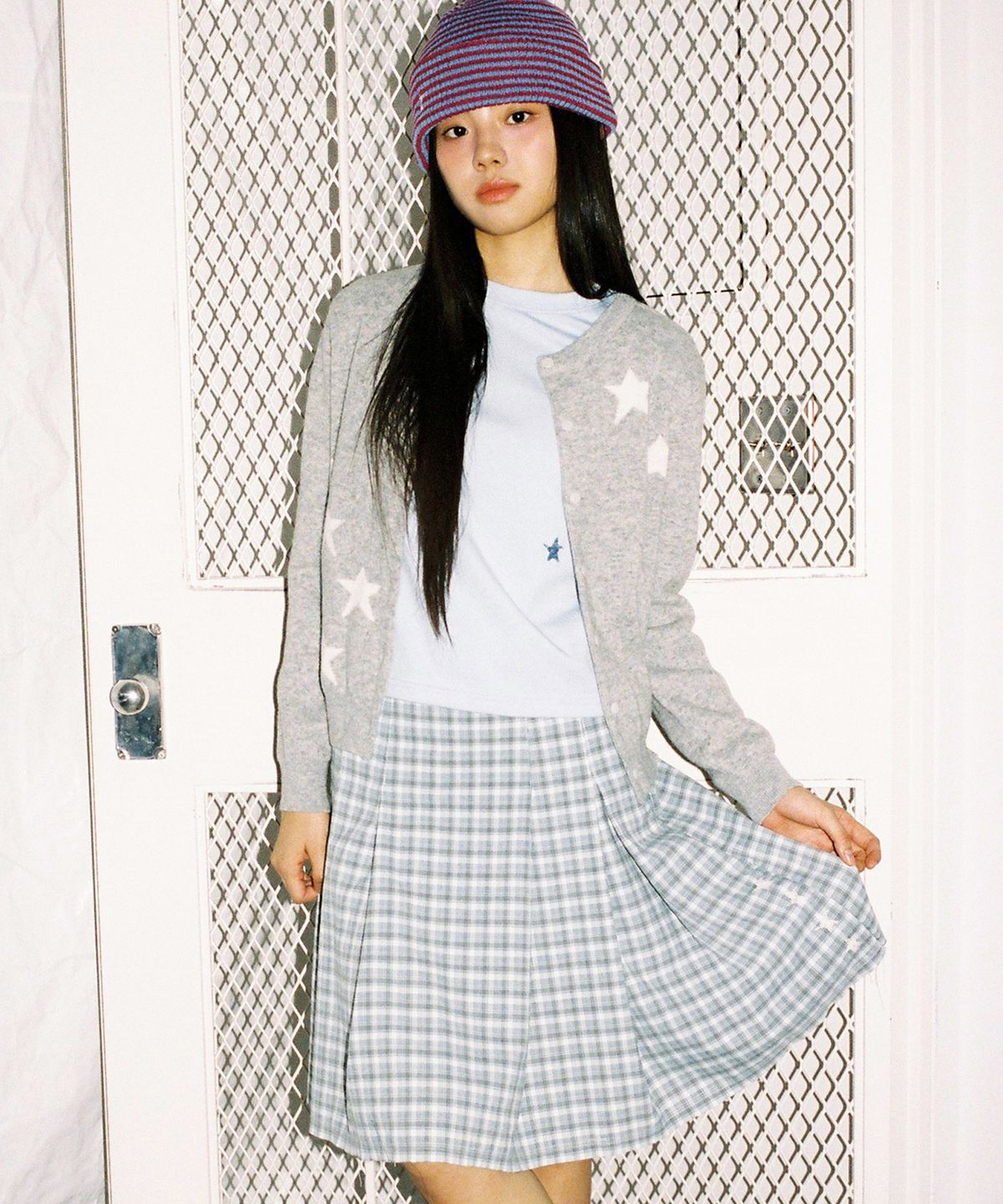 웹하우스(WEBHOUSE) 슈팅 스타 엔젤 가디건 - 그레이