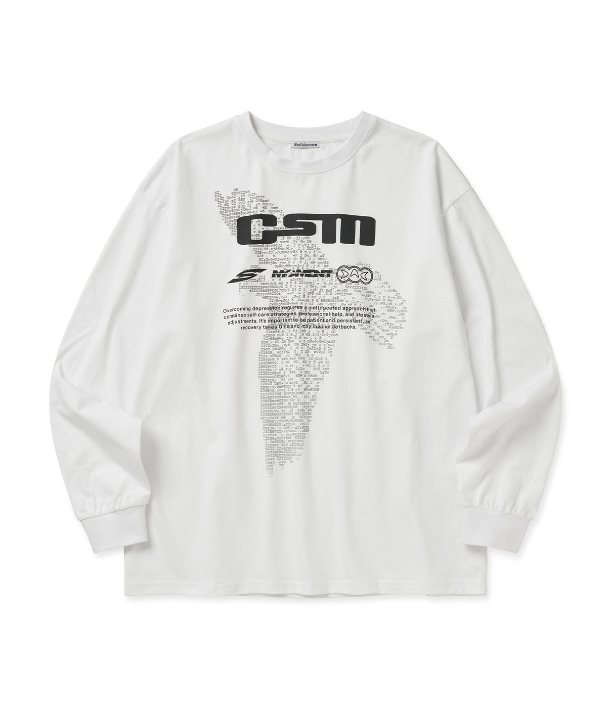 아이필블루씨에스엠(IFEELBLUECSM) CSM Digital Graphics L/S Tee [2Color]