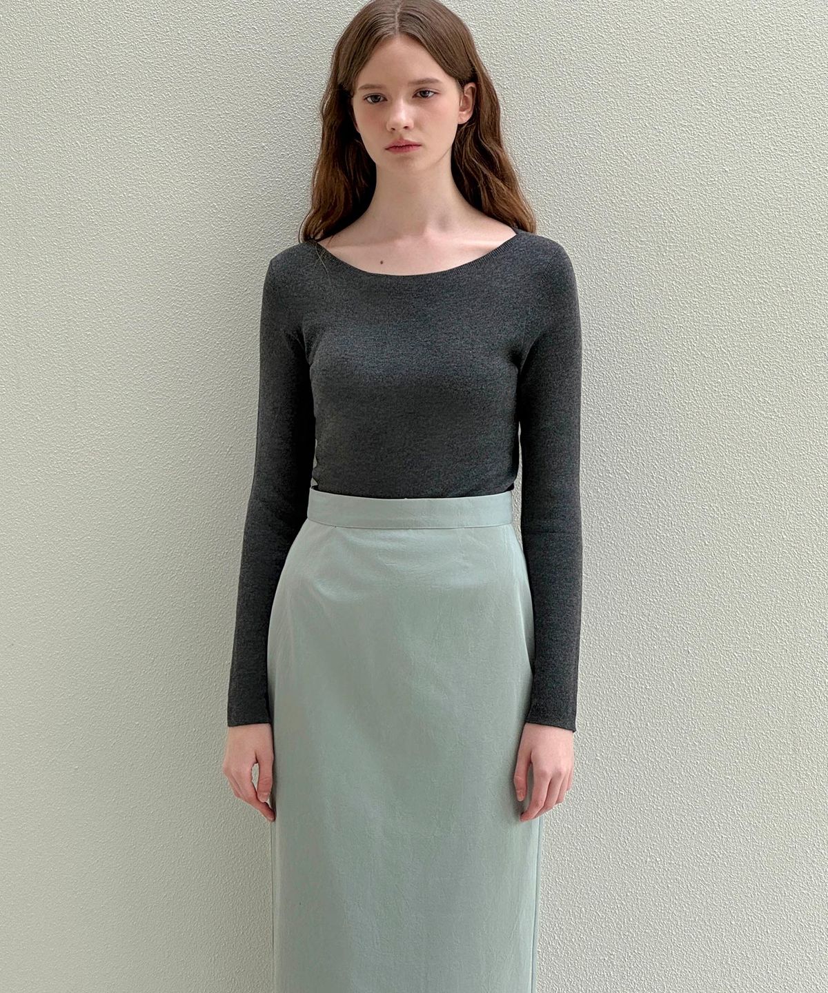 로트르드민(LAUTREDE MIN) Emu boat knit