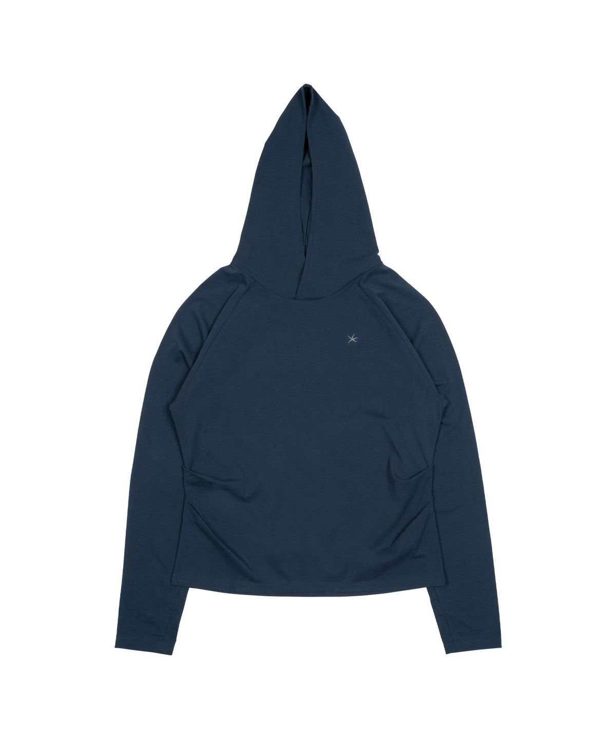 더콜디스트모먼트(THE COLDEST MOMENT) TCM hooded raglan long sleeve (blue)