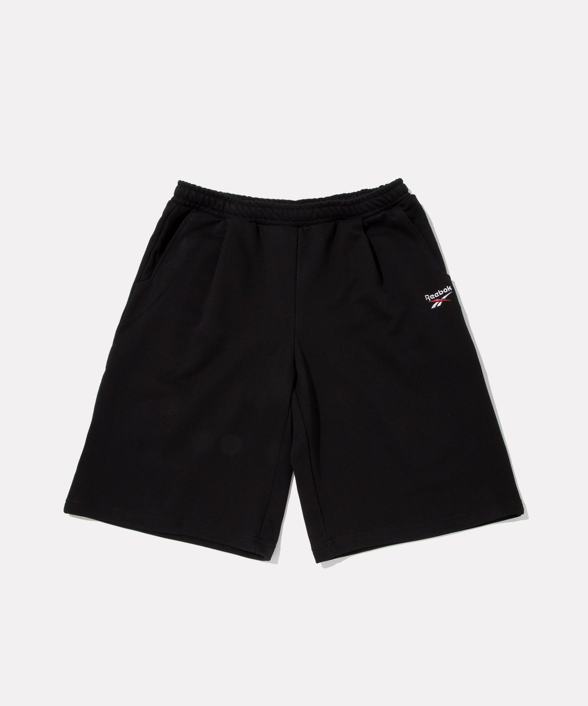 리복(REEBOK) 스웨트 버뮤다 쇼츠 - 블랙
