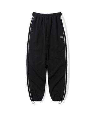 스몰 스퀘어 로고 트랙 팬츠_블랙