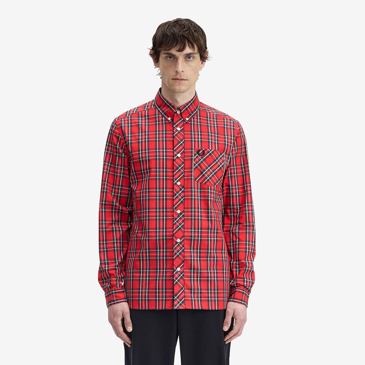 프레드페리(FRED PERRY) [Sharp] 스튜어트 타탄 셔츠 - 스튜어트 타탄 AFPM2531738-Z90