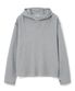 오브젝트 스티치 롱 슬리브 후디 [멜란지 그레이]