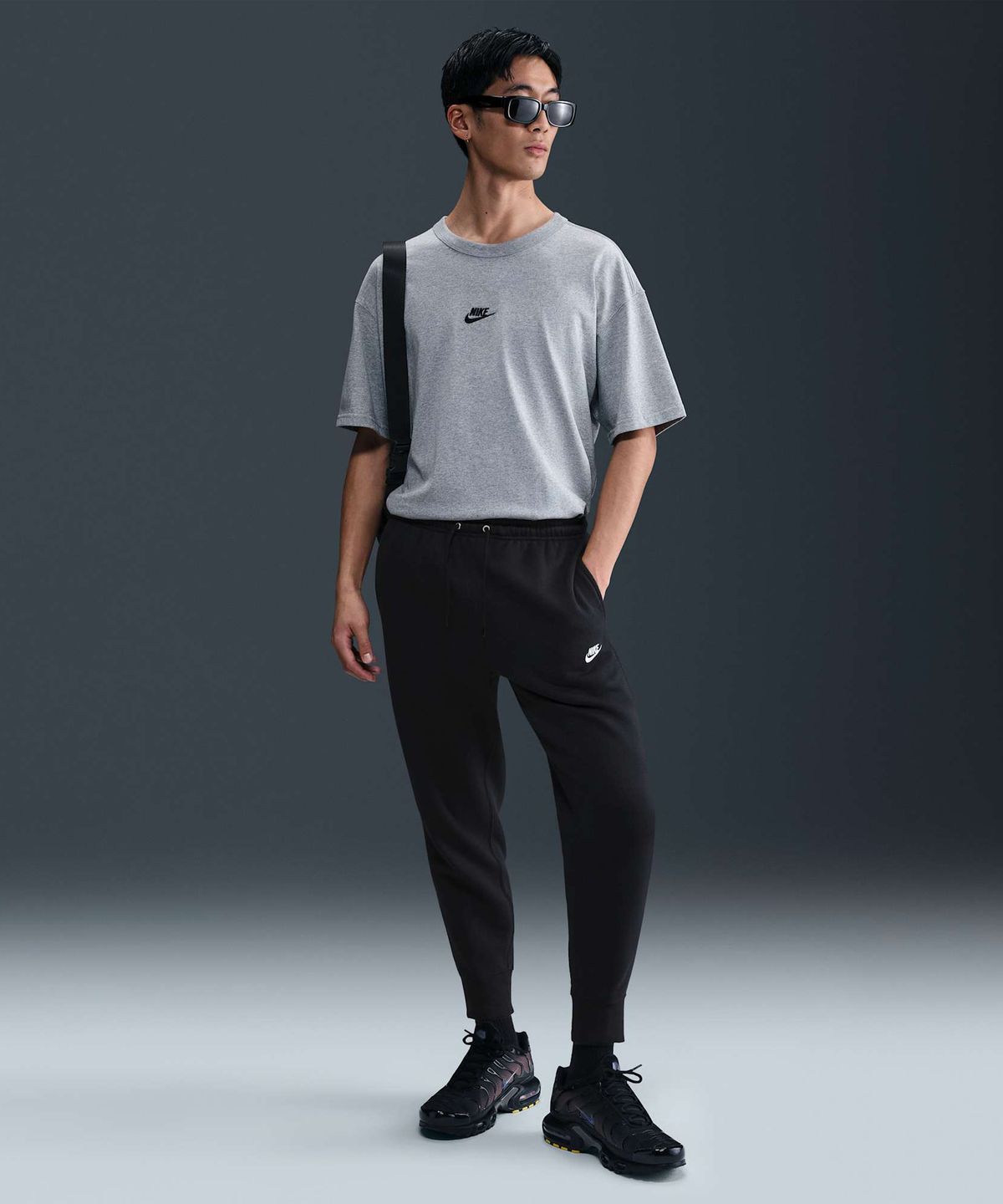 나이키(NIKE) 클럽 조거 M - 블랙:화이트 / FN3788-010