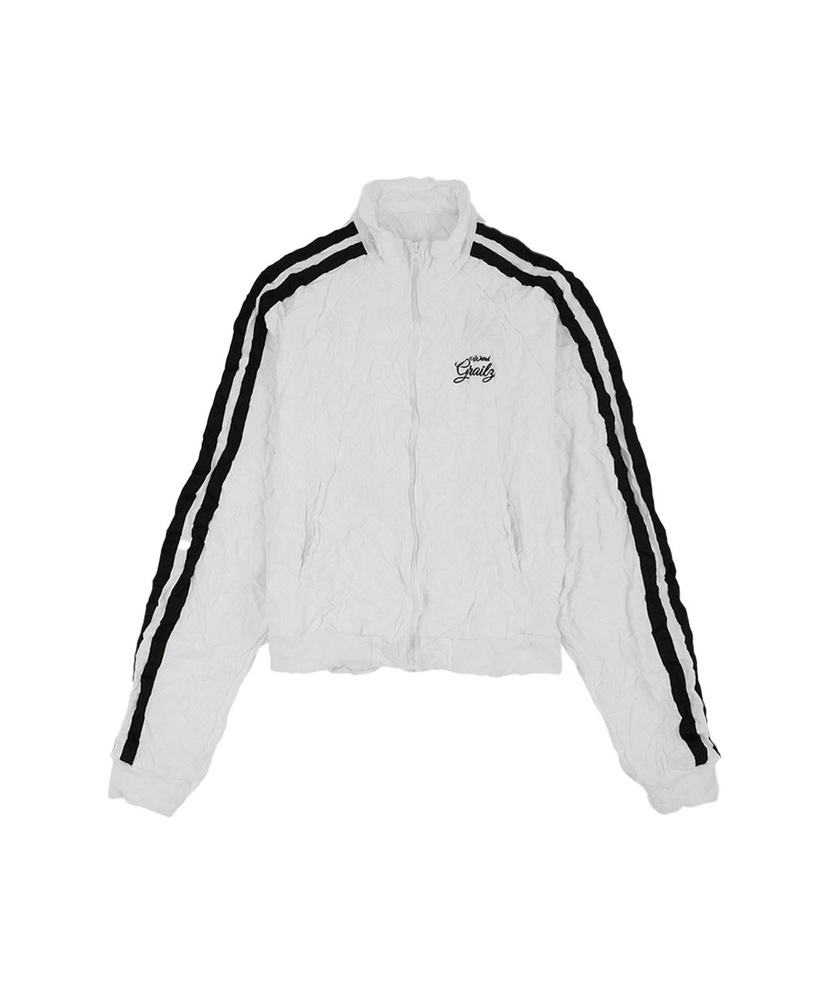 그레일즈(GRAILZ) CRINKLE TRACK JACKET [WHITE]