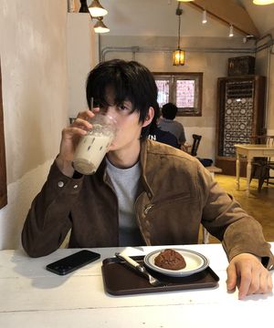 크롭 스웨이드 바이커 자켓_BROWN