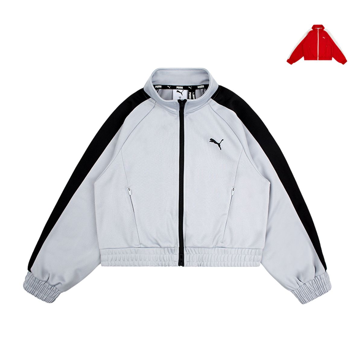 푸마 키즈(PUMA KIDS) 여아 T7 크롭 트랙자켓_PK51JD460