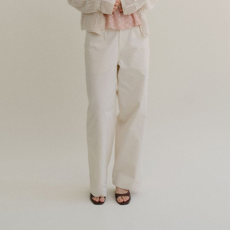 LEANN CHINO PANTS (CREAM)