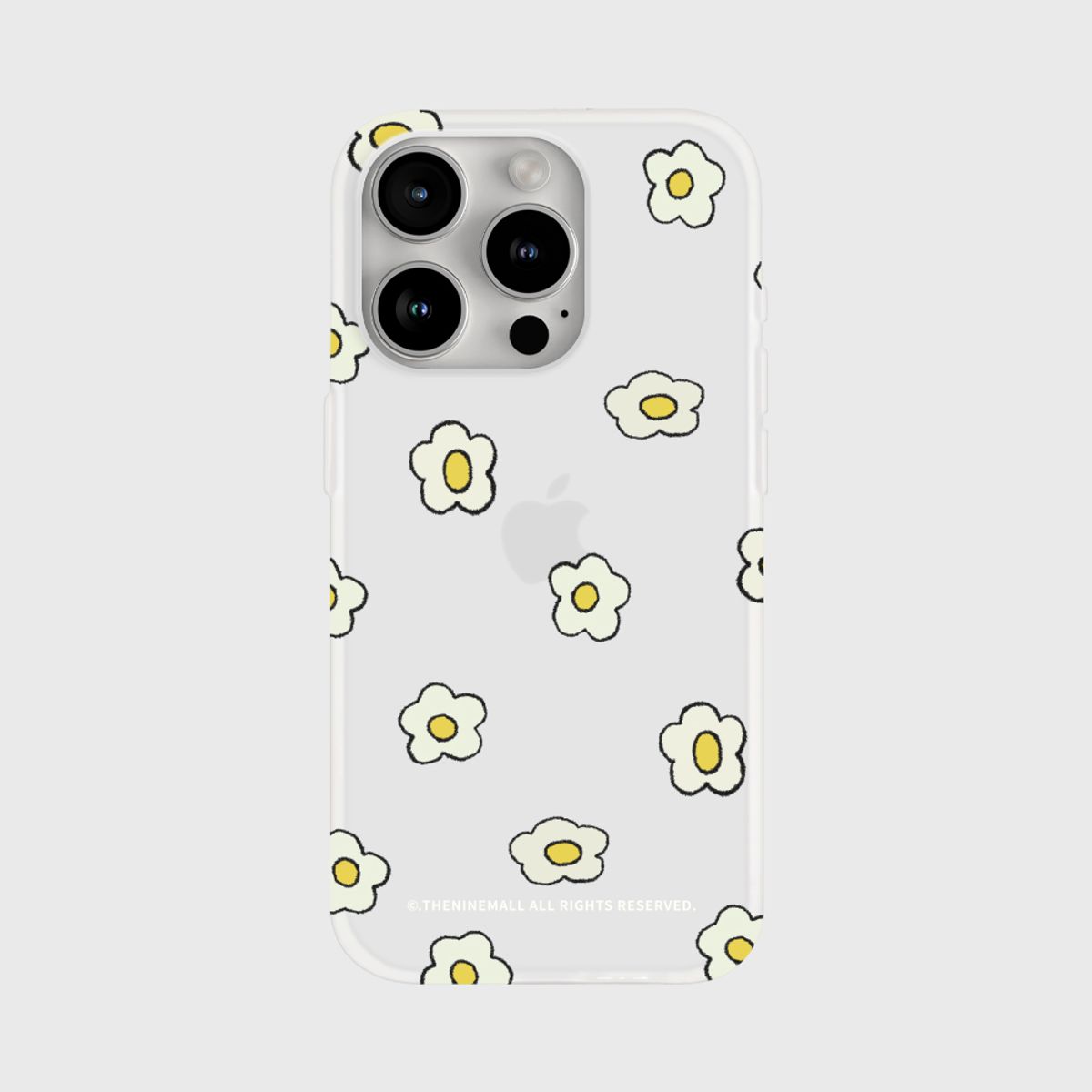 더나인몰(THE NINEMALL) silly little flower pattern [반투명 폰케이스]