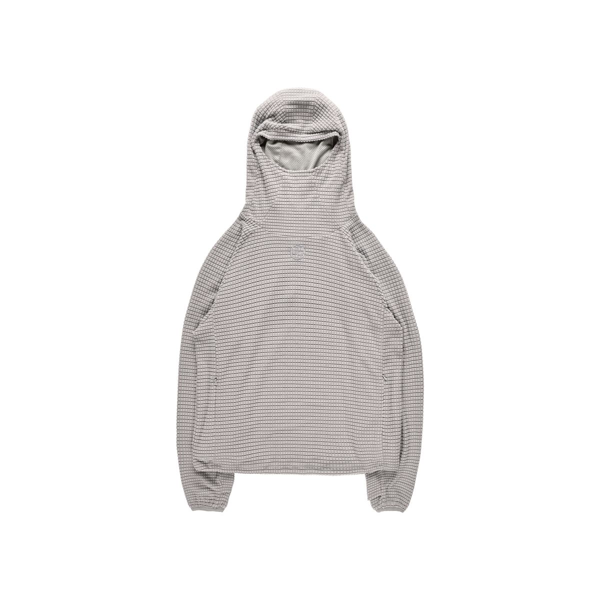 더왈드(THEWARLD) Waffle Balaclava Hoodie Ivory