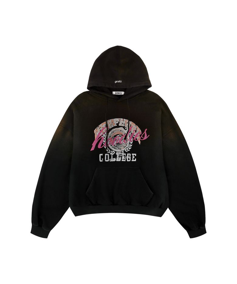 SHEPHERD SUN FADED HOODIE [BLACK]