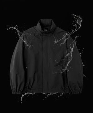 워터푸르프 윈드 라이트 파카 자켓 블랙