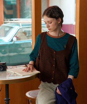 FW토션버튼베스트/조끼 (JYVT250722)