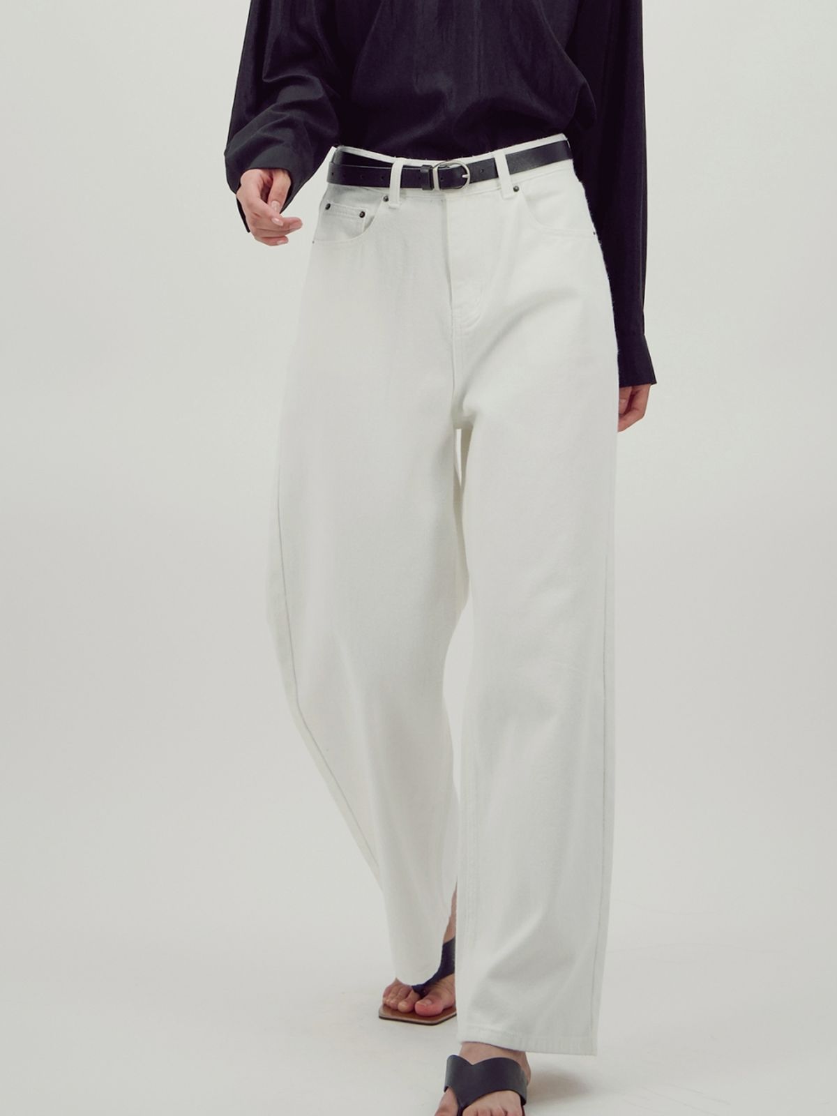 아쿠드(ACUD) Soft Structure Denim _White