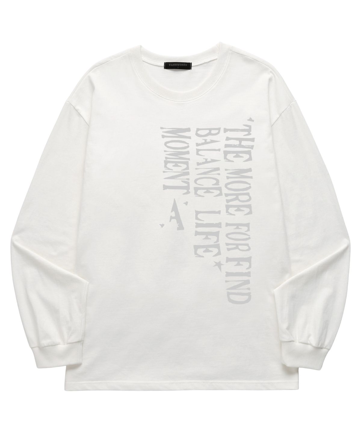 밴웍스(VANNWORKS) URBAN BALANCE 롱슬리브 (VLS0207) 화이트