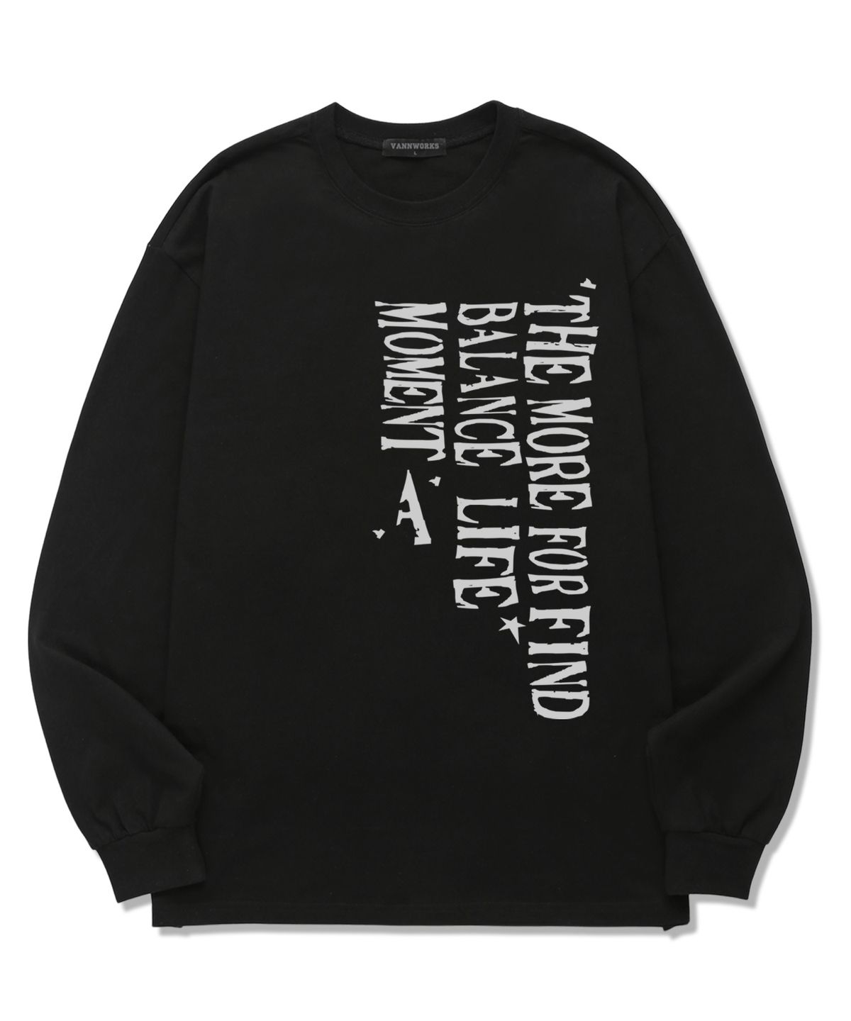 밴웍스(VANNWORKS) URBAN BALANCE 롱슬리브 (VLS0207) 블랙