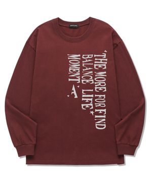 URBAN BALANCE 롱슬리브 (VLS0207) 버건디