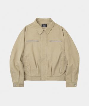 써밋 아크틱 블루종 다잉 자켓 베이지