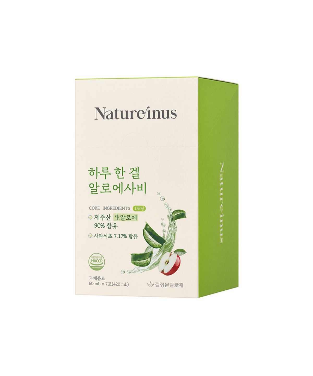 김정문알로에(KIMJEONGMOONALOE) 하루 한 겔 알로에사비(60ML7포)