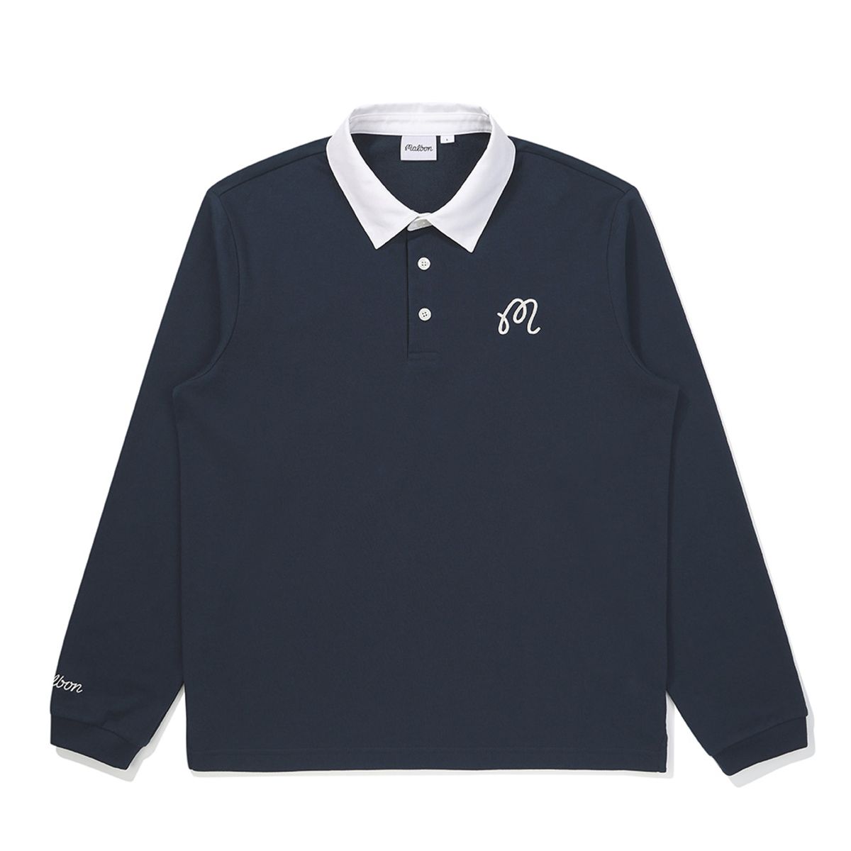 말본 골프(MALBON GOLF) M 클래식 클레릭 티셔츠 NAVY (MAN)