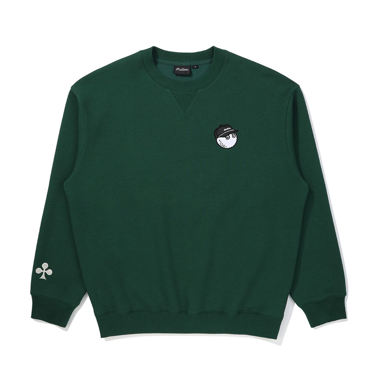 말본 골프(MALBON GOLF) 킹 오브 클럽 라운드 맨투맨 GREEN (MAN)
