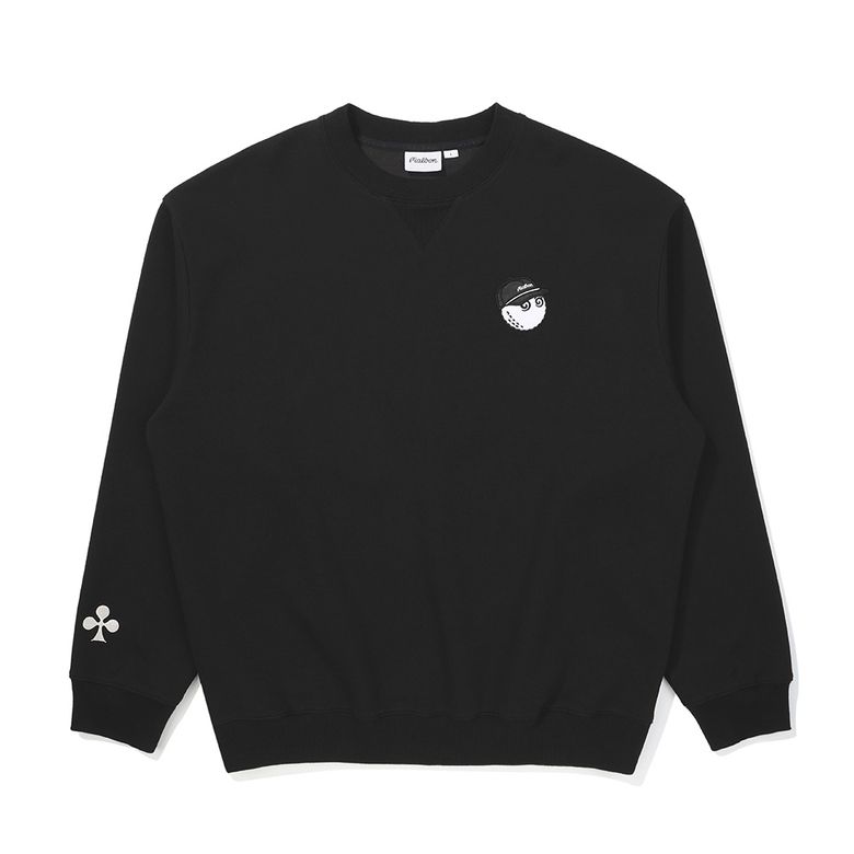 킹 오브 클럽 라운드 맨투맨 BLACK (MAN)