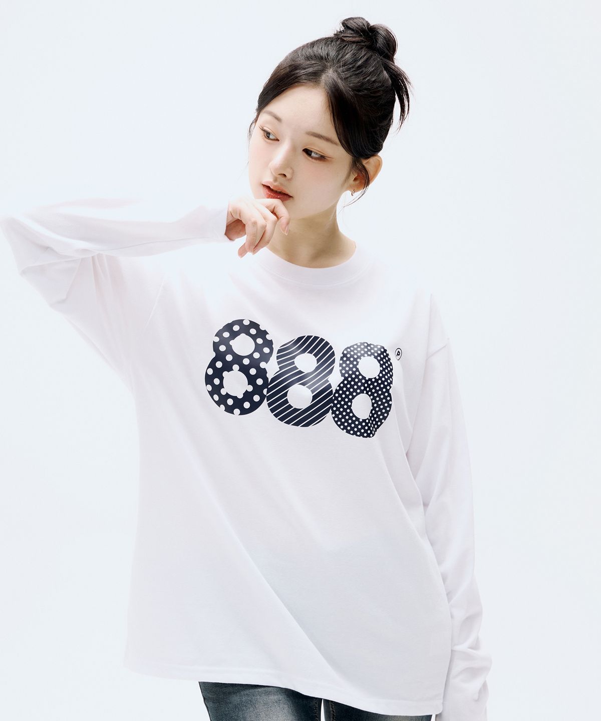 프라임에이트(PRIMATE) ASPECT NUMBER.888 오버핏 롱 슬리브 4 COLORS
