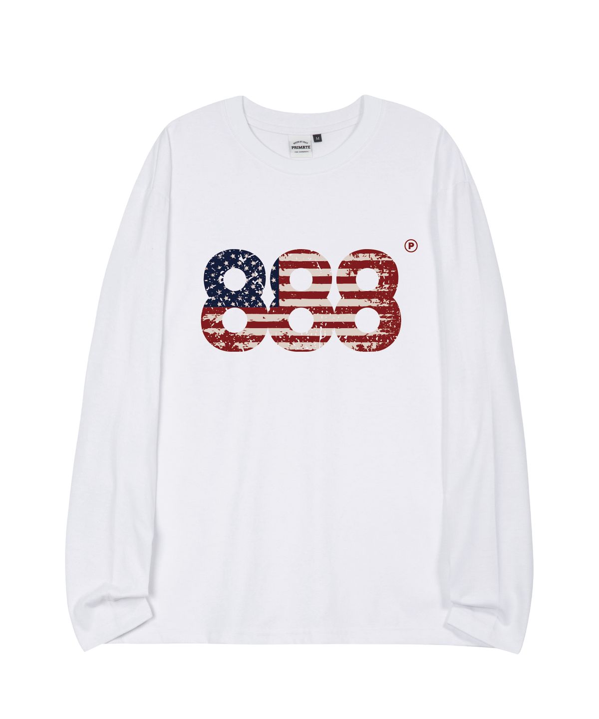 프라임에이트(PRIMATE) USA NUMBER.888 오버핏 롱 슬리브 3 COLORS