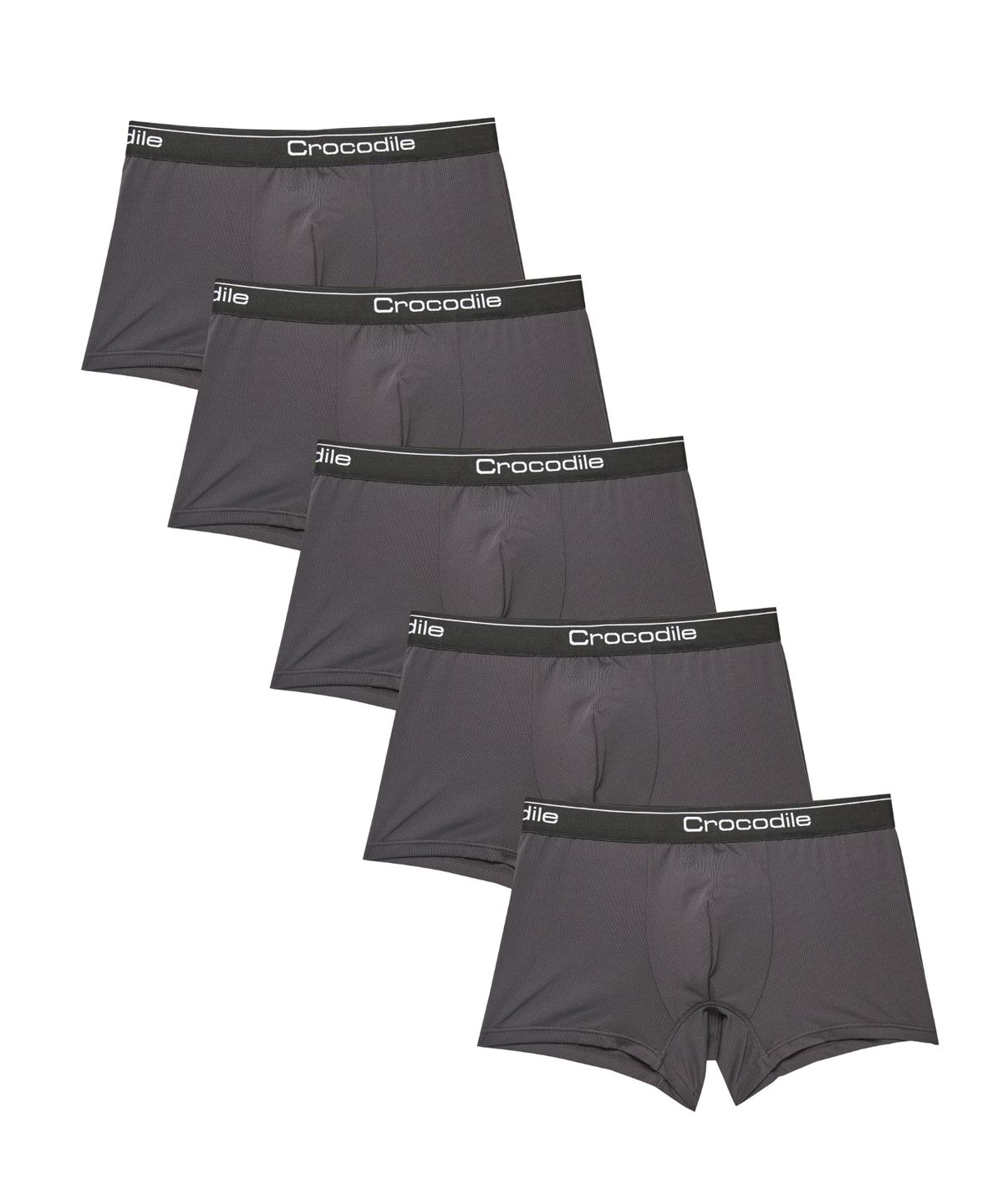 크로커다일 이너웨어(CROCODILE INNERWEAR) [그레이에디션] 아스킨/에어로쿨/폴리스판 드로즈 5매