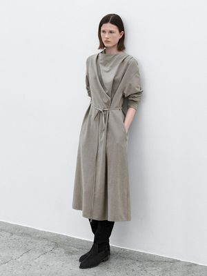 COWL NECK LONG ONE PIECE S (OP-6303)