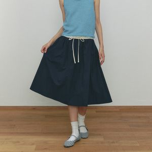 BANDING ROPE MIDI SKIRT(NV)