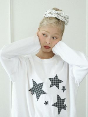 플라워 와플 스크런치(화이트)