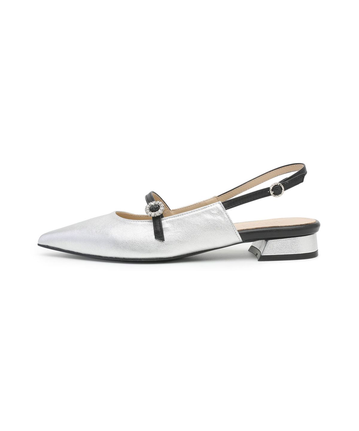 우디레(UDIRE) Estasi_Slingback_Silver(UFB1PB26SV)