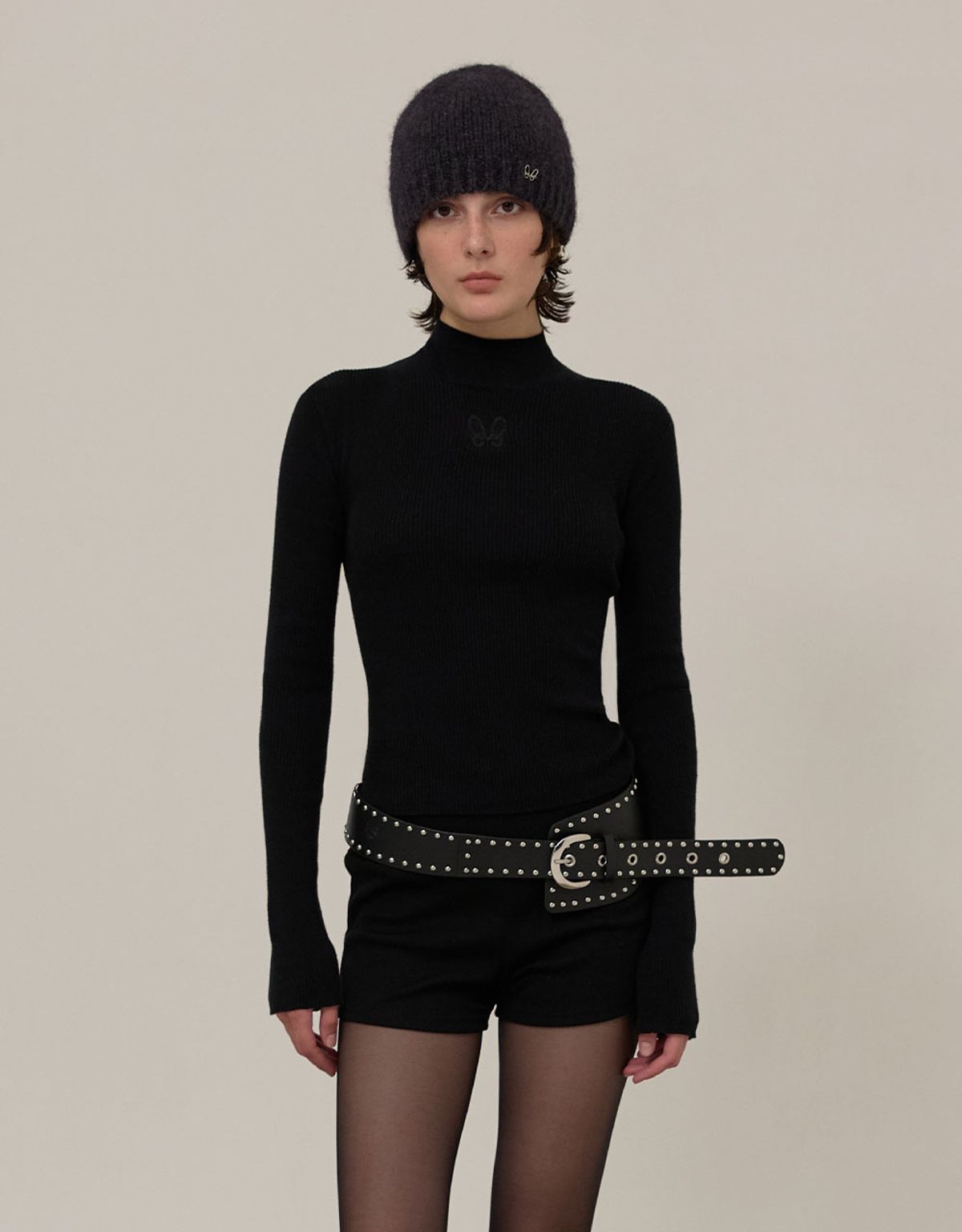 엠엠더블유(MMW) [MMW] ESSENTIAL TURTLENECK KNIT (BLACK)