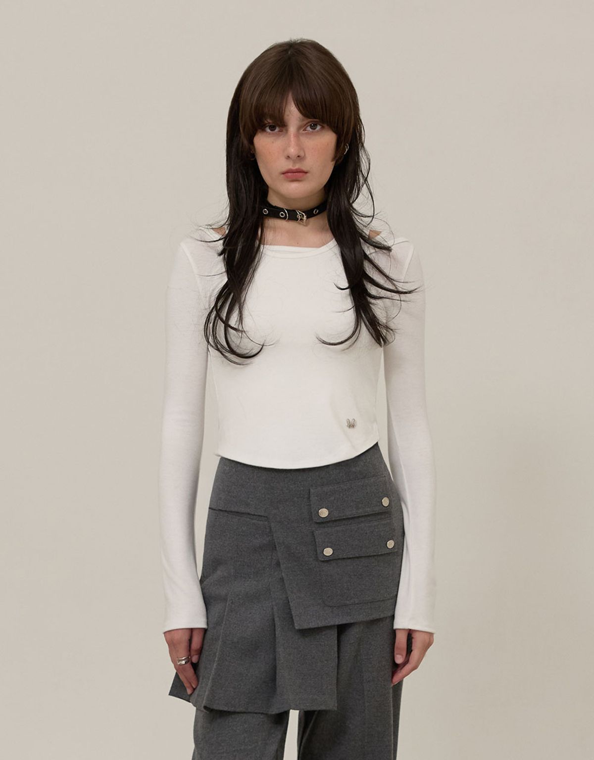 엠엠더블유(MMW) [MMW] CONVERTIBLE LAYERED LSV-T (IVORY)