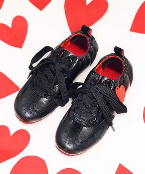 나야와시 X 야세 로우라인 팡 스니커즈 레드