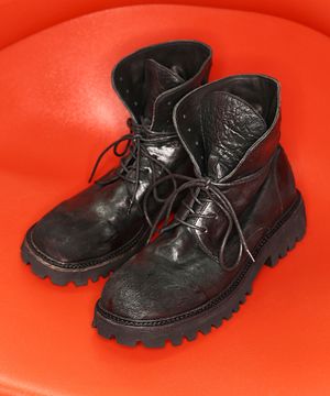 폴딩 코만도솔 카우하이드 부츠