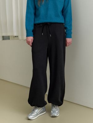 Easy mood wide pants - black