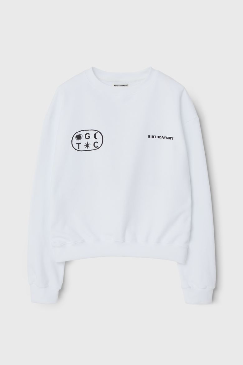 [BDS X TGC] THE GRATEFUL CAMP SWEAT SHIRT (WHITE)