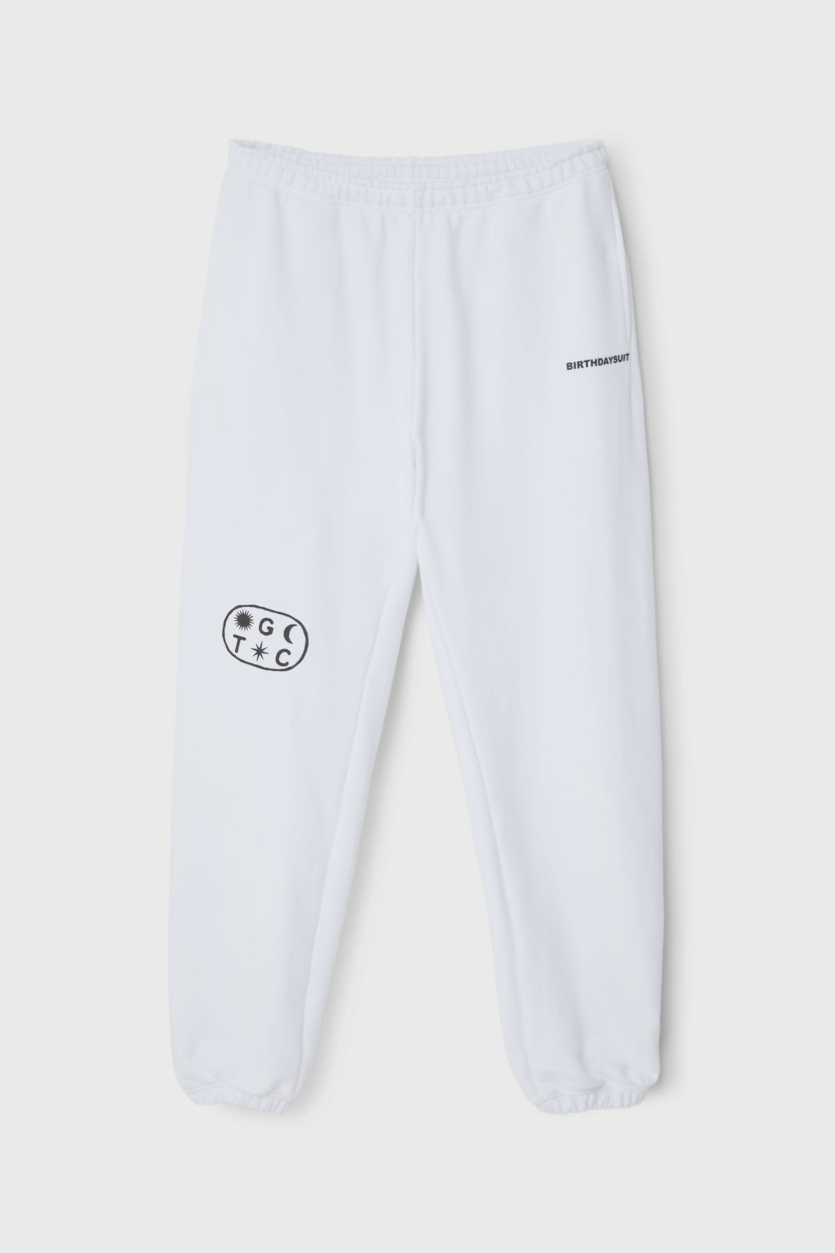 벌스데이수트(BIRTHDAYSUIT) [BDS X TGC] THE GRATEFUL CAMP SWEAT PANTS (WHITE)
